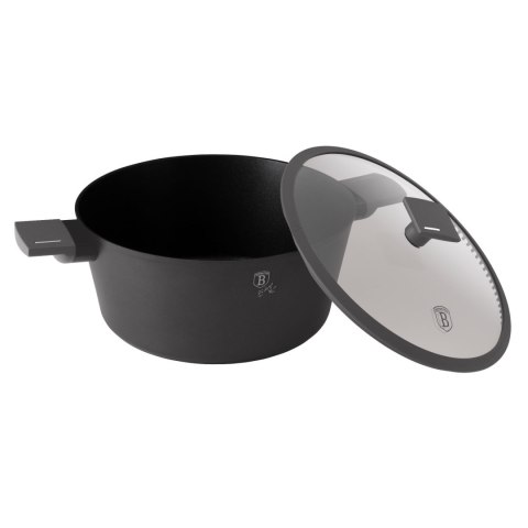 GARNEK TYTANOWY Z POKRYWKĄ 28CM 6.1L BERLINGER HAUS ANTRACIT BH-8132 GARNEK TYTANOWY Z POKRYWKĄ 28CM 6.1L BERLINGER HAUS ANTRACIT BH-8132