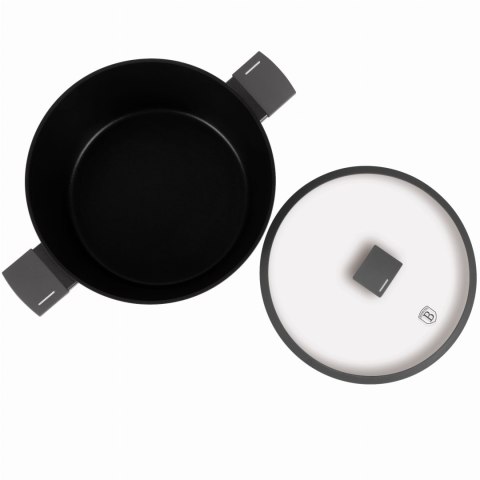 GARNEK TYTANOWY Z POKRYWKĄ 30CM 8L BERLINGER HAUS ANTRACIT BH-8133 GARNEK TYTANOWY Z POKRYWKĄ 30CM 8L BERLINGER HAUS ANTRACIT BH-8133