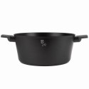 GARNEK TYTANOWY Z POKRYWKĄ 30CM 8L BERLINGER HAUS ANTRACIT BH-8133