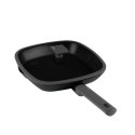 PATELNIA GRILLOWA TYTANOWA Z POKRYWKĄ 28CM BERLINGER HAUS ANTRACIT BH-8127 PATELNIA GRILLOWA TYTANOWA Z POKRYWKĄ 28CM BERLINGER HAUS ANTRACIT BH-8127