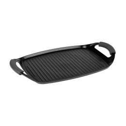 PŁYTA GRILLOWA TACA DO SMAŻENIA Z POWŁOKĄ TYTANOWĄ 47X29CM BERLINGER HAUS ANTRACIT BH-8137