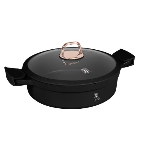 WOK GARNEK NISKI Z POWŁOKĄ TYTANOWĄ 4.2L 28CM BERLINGER HAUS BLACK ROSE BH-1455 WOK GARNEK NISKI Z POWŁOKĄ TYTANOWĄ 4.2L 28CM BERLINGER HAUS BLACK ROSE BH-1455