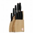 ZESTAW NOŻY W BLOKU BAMBUSOWYM 10-ELE BERLINGER HAUS BLACK ROSE BH-2760