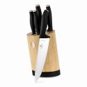 ZESTAW NOŻY W BLOKU BAMBUSOWYM 6-ELE BERLINGER HAUS BLACK ROSE BH-2752