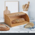 CHLEBAK BAMBUSOWY DREWNIANY 41CM POJEMNIK NA PIECZYWO CHLEB BUŁKI KLAUSBERG KB-7874