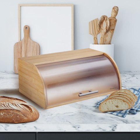 CHLEBAK BAMBUSOWY DREWNIANY 41CM POJEMNIK NA PIECZYWO CHLEB BUŁKI KLAUSBERG KB-7874