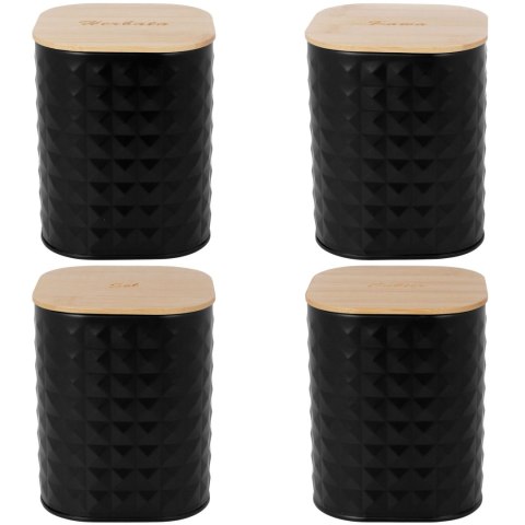 CHLEBAK DWUSTRONNIE OTWIERANY W ZESTAWIE Z 4 POJEMNIKAMI BRUNBESTE BB-2754-PL