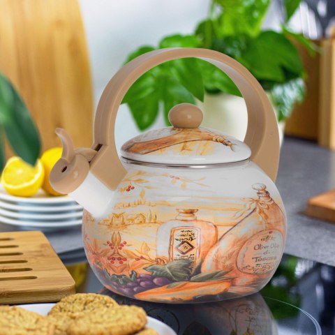 CZAJNIK EMALIOWANY 2.0L EMALIA NA INDUKCJĘ GAZ KINGHOFF OLIO KH-3700