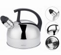 CZAJNIK STALOWY 1.5L BŁYSZCZĄCY SREBRNY KINGHOFF KH-1896