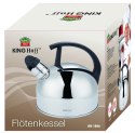CZAJNIK STALOWY 1.5L BŁYSZCZĄCY SREBRNY KINGHOFF KH-1896