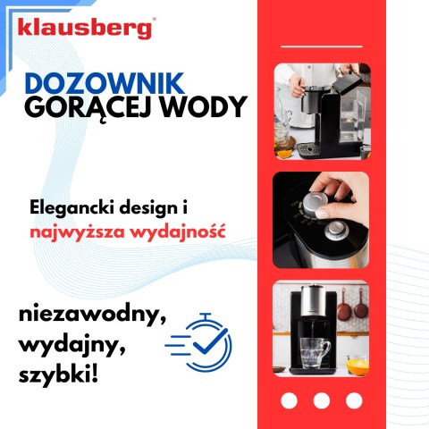 DOZOWNIK DYSTRYBUTOR PODGRZEWACZ DO GORĄCEJ WODY 2.2L Z REGULACJĄ TEMPERATURY KLAUSBERG KB-7878