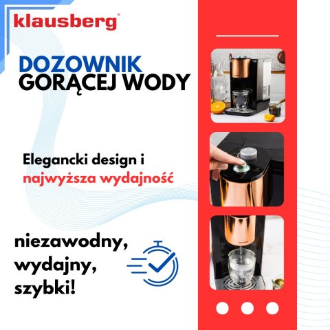DOZOWNIK DYSTRYBUTOR PODGRZEWACZ DO GORĄCEJ WODY 2.2L Z REGULACJĄ TEMPERATURY KLAUSBERG KB-7879