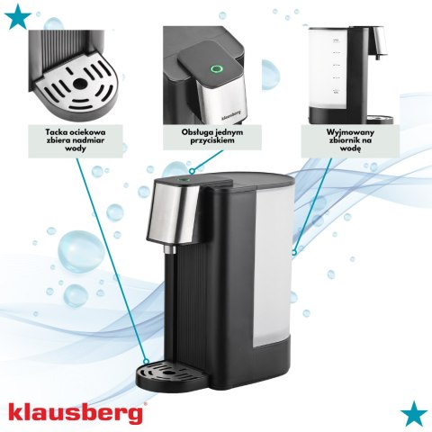 DOZOWNIK DYSTRYBUTOR PODGRZEWACZ DO GORĄCEJ WODY 2.5L KLAUSBERG KB-7877