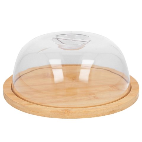 DREWNIANA DESKA Z KLOSZEM DO PODAWANIA PRZECHOWYWANIA 19 X 8 CM BRUNBESTE BB-3806 DREWNIANA DESKA Z KLOSZEM DO PODAWANIA PRZECHOWYWANIA 19 X 8 CM BRUNBESTE BB-3806