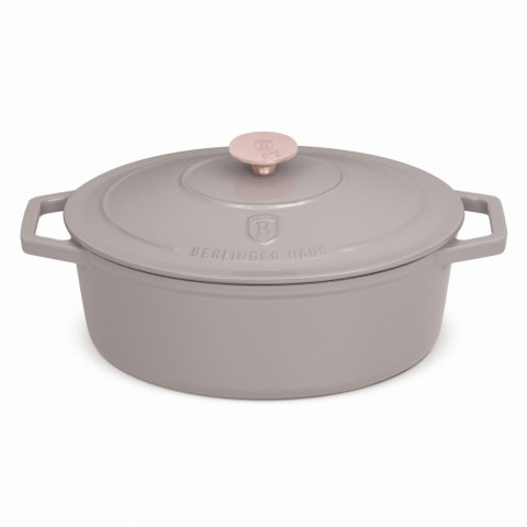 EMALIOWANA BRYTFANNA ŻELIWNA 4.65L 30CM BERLINGER HAUS STRONG MOLD TAUPE BH-6541 EMALIOWANA BRYTFANNA ŻELIWNA 4.65L 30CM BERLINGER HAUS STRONG MOLD TAUPE BH-6541