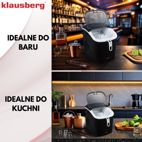 KOSTKARKA DO LODU AUTOMATYCZNA 1,2L 0.6KG 100W LED KLAUSBERG KB-7882