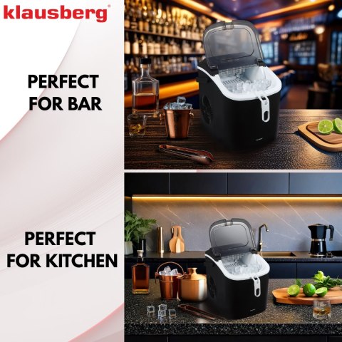 KOSTKARKA DO LODU AUTOMATYCZNA 1,2L 0.6KG 100W LED KLAUSBERG KB-7882