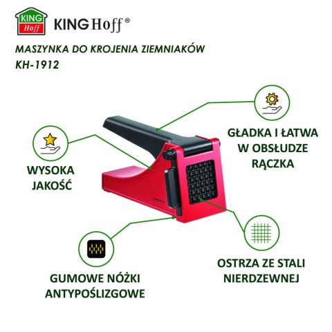 MASZYNKA DO KROJENIA ZIEMNIAKÓW FRYTEK KINGHOFF KH-1912
