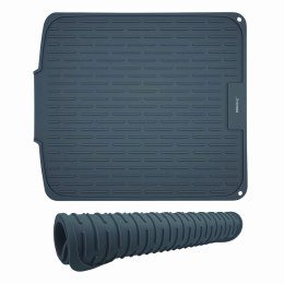 MATA DO SUSZENIA NACZYŃ SILIKONOWA 46X40CM SZARA KINGHOFF KH-1905