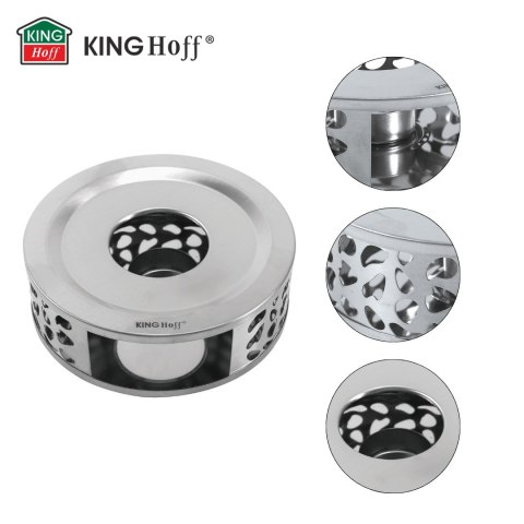 PODGRZEWACZ STALOWY DO ZAPARZACZY DZBANKÓW IMBRYKÓW TEA LIGHT KINGHOFF KH-1898