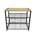 PÓŁKA REGAŁ STOJAK NA BUTY 4-POZIOMOWA 60X30X56CM BRUNBESTE BB-3394