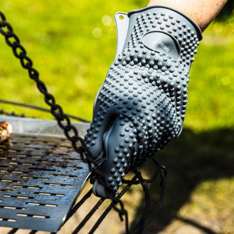 SILIKONOWA RĘKAWICA SZARA KINGHOFF KH-1901