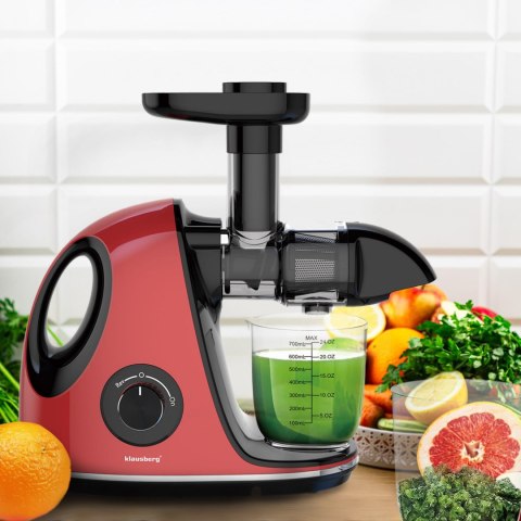 SOKOWIRÓWKA WOLNOOBROTOWA 150W DO OWOCÓW I WARZYW COLD PRESS KLAUSBERG KB-7865