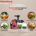 SOKOWIRÓWKA WOLNOOBROTOWA 150W DO OWOCÓW I WARZYW COLD PRESS KLAUSBERG KB-7865