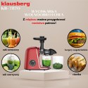 SOKOWIRÓWKA WOLNOOBROTOWA 150W DO OWOCÓW I WARZYW COLD PRESS KLAUSBERG KB-7870