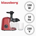 SOKOWIRÓWKA WOLNOOBROTOWA 150W DO OWOCÓW I WARZYW COLD PRESS KLAUSBERG KB-7870