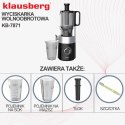 SOKOWIRÓWKA WOLNOOBROTOWA 180W DO OWOCÓW I WARZYW COLD PRESS KLAUSBERG KB-7871