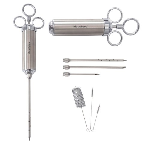 STRZYKAWKA DO MARYNOWANIA PEKLOWANIA MIĘSA 60ML STALOWA KLAUSBERG KB-7842
