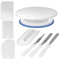 ZESTAW AKCESORIÓW DO DEKOROWANIA CIAST 8 ELE. PATERA OBROTOWA SZPATUŁY.BRUNBESTE BB-2903 ZESTAW AKCESORIÓW DO DEKOROWANIA CIAST 8 ELE. PATERA OBROTOWA SZPATUŁY.BRUNBESTE BB-2903