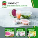 ZESTAW ROZCIĄGLIWYCH POKRYWEK SILIKONOWYCH 6-ELE KINGHOFF KH-1902