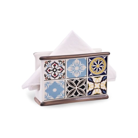 CERAMICZNY SERWETNIK STOJAK NA SERWETKI MAESTRO HOLIDAY IN PORTO MR-20005-44