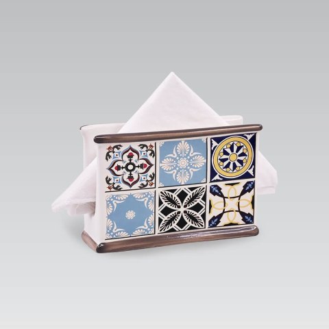 CERAMICZNY SERWETNIK STOJAK NA SERWETKI MAESTRO HOLIDAY IN PORTO MR-20005-44