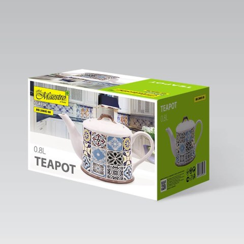 CERAMICZNY ZAPARZACZ DO KAWY I HERBATY 800ML MAESTRO HOLIDAY IN PORTO MR-20005-08