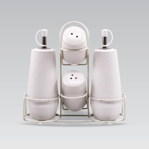 CERAMICZNY ZESTAW DO PRZYPRAW 5-ELE MAESTRO WHITE MR-20002-04S