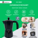 KAWIARKA ESPRESSO KAFETERKA CIŚNIENIOWA KINGHOFF 450ML / 9 FILIŻANEK KH-1884