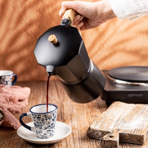 KAWIARKA ESPRESSO KAFETERKA CIŚNIENIOWA KINGHOFF 450ML / 9 FILIŻANEK KH-1887