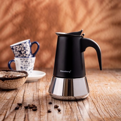 KAWIARKA ESPRESSO KAFETERKA CIŚNIENIOWA KLAUSBERG 300ML (6 FILIŻANKI) KB-7845