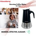 KAWIARKA ESPRESSO KAFETERKA CIŚNIENIOWA KLAUSBERG 300ML (6 FILIŻANKI) KB-7845
