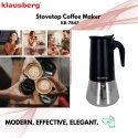 KAWIARKA ESPRESSO KAFETERKA CIŚNIENIOWA KLAUSBERG 600ML (12 FILIŻANKI) KB-7847