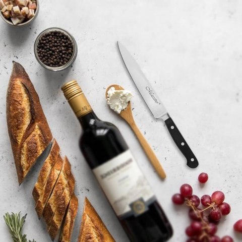 NÓŻ UNIWERSALNY 12.5CM STALOWY POJEDYNCZY KUCHENNY MAESTRO MR-1453