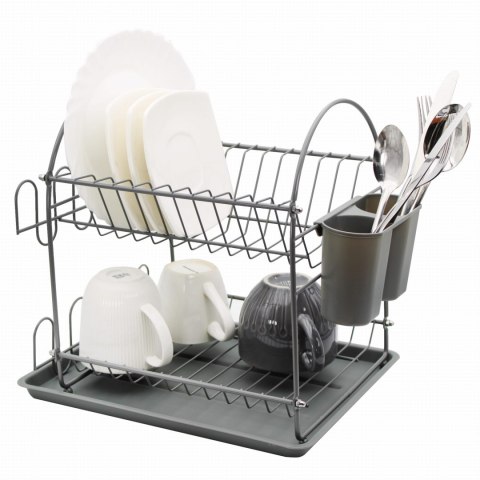 SUSZARKA DO NACZYŃ 32 X 32 X 26CM BRUNBESTE BB-3565 SZARA