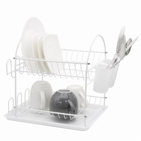 SUSZARKA DO NACZYŃ 32 X 32 X 26CM BRUNBESTE BB-3566 BIAŁA