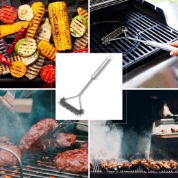 SZCZOTKA DO CZYSZCZENIA GRILLA, STAL NIERDZEWNA, KINGHOFF KH-1915