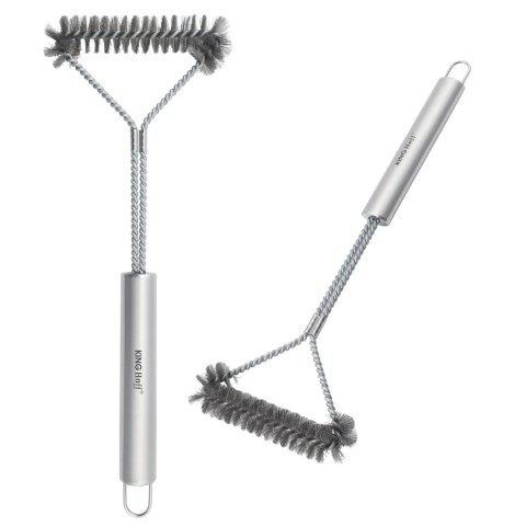 SZCZOTKA DO CZYSZCZENIA GRILLA, STAL NIERDZEWNA, KINGHOFF KH-1915