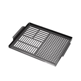 TACA DO GRILLOWANIA GRILLOWA ZE STALI NIERDZEWNEJ 40X29CM RUSZT MAESTRO MR-1005