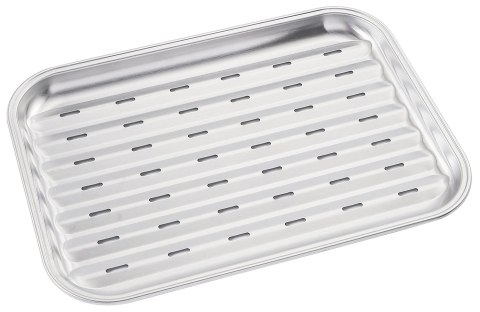 TACKA DO GRILLOWANIA, WIELOKROTNEGO UŻYTKU, 34X24X2CM, STAL NIERDZEWNA, KINGHOFF KH-1916